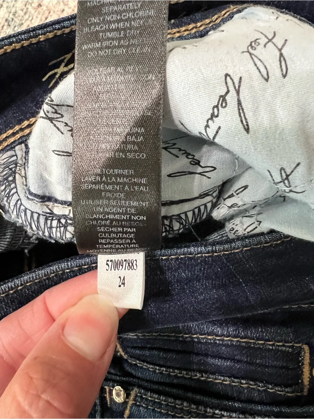 White House Black Market Bootcut Jeans Women 2P Dark Wash Mid Rise Stretch Denim